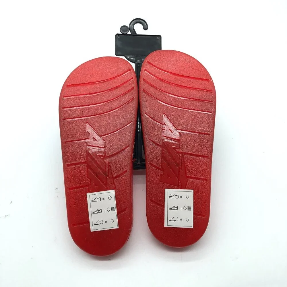 Avia Boys Avi-Light Up Sandals Slides Logo Black Red 3